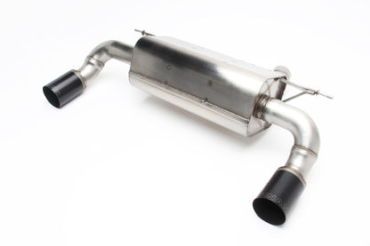 Dinan 14-16 BMW M235i (F22) w/o M-Performance Valence Free Flow Axleback Exhaust System - Black Tips