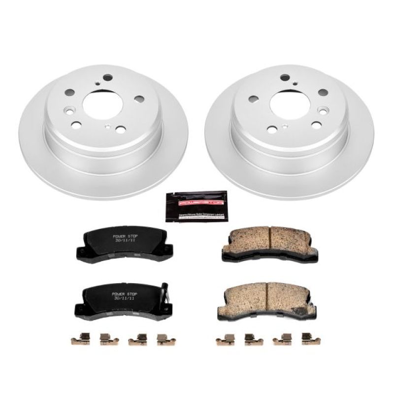 PowerStop Power Stop 97-99 Lexus ES300 Rear Z17 Evolution Geomet Coated Brake Kit