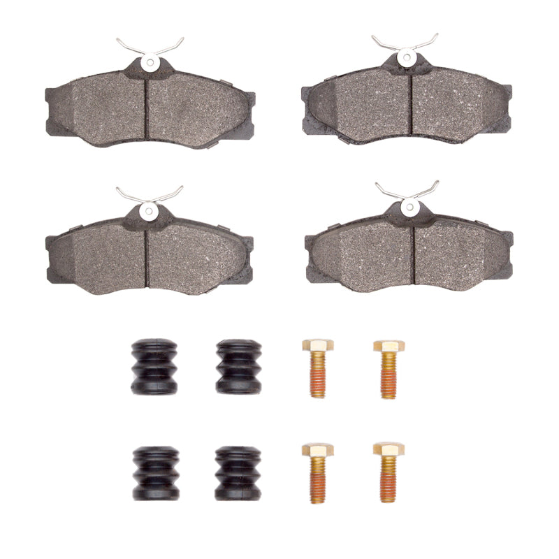 R1 Concepts R1 1986-1991 Volkswagen Vanagon Front R1 Semi Met Pads & Hardware Kit