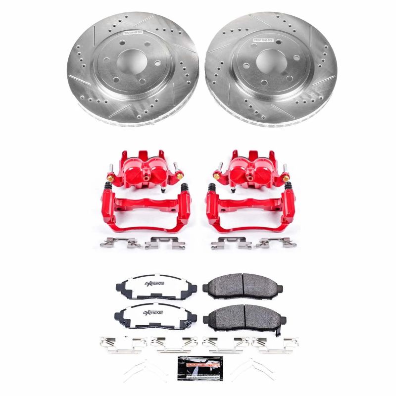 PowerStop Power Stop 16-22 Nissan Frontier Front Z36 Truck & Tow Kit w/Cals