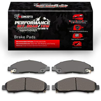 R1 Concepts R1 04-08 Isuzu I-370 Front Off-Road/Tow Brake Pads