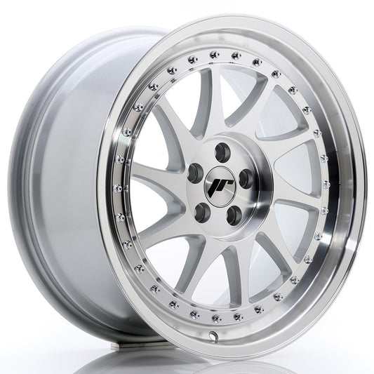 JR Wheels JR2618855K3557SM JR Wheels JR26 18x8,5 ET35 5x100 Silver Machined Face