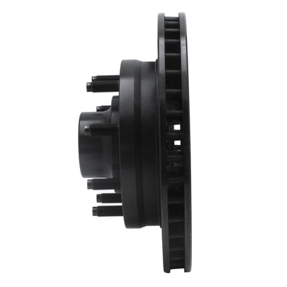R1 Concepts R1 1994-1999 Dodge Ram 2500 Front Left Drilled & Slotted Black Brake Rotor