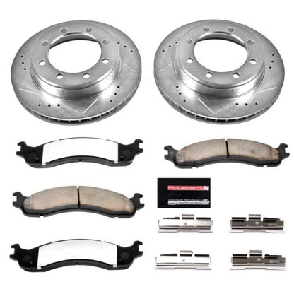 PowerStop Power Stop 95-99 Ford F-250 Front Z36 Truck & Tow Brake Kit