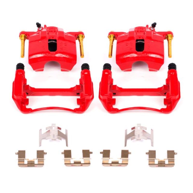 PowerStop Power Stop 97-99 Acura CL Front Red Calipers w/Brackets - Pair
