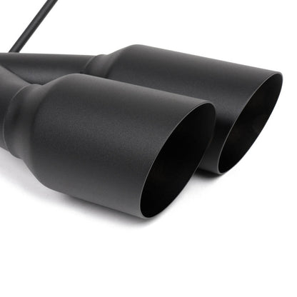 BLOX Racing 2022+ WRX Muffler Delete / Axle Back Single Wall 4in - Matte Black Tips