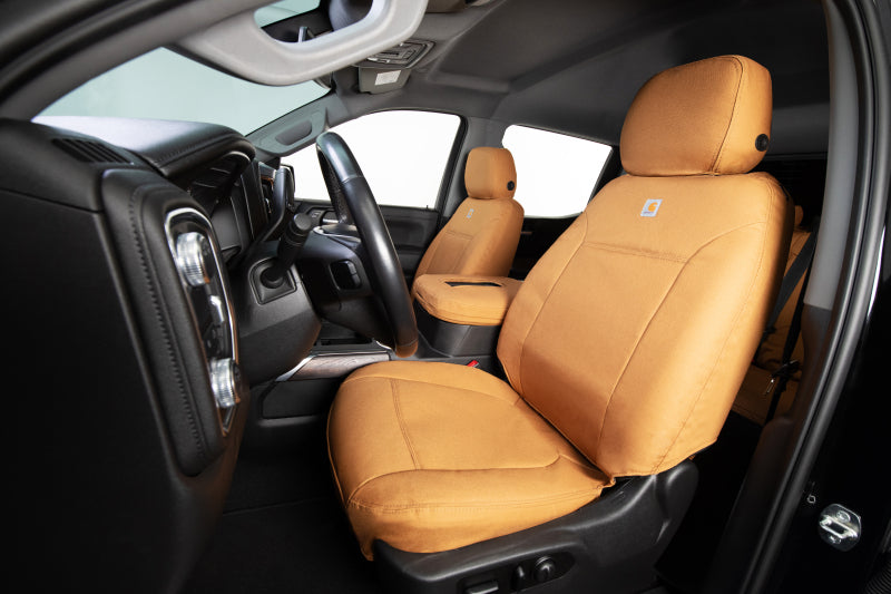 Covercraft 2025+ Chevrolet Suburban/Tahoe/GMC Yukon 1st Row Bucket Seat Cover - Carhartt Brown