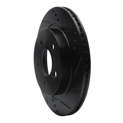 R1 Concepts R1 93-97 Chevrolet Camaro Rear Right Drilled & Slotted Black Brake Rotor