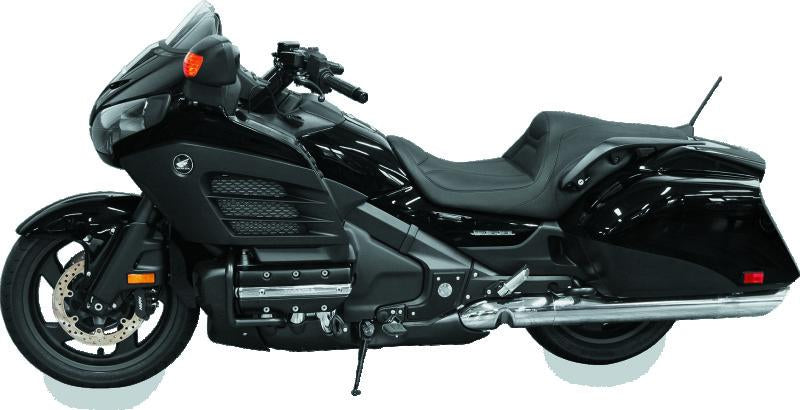 Mustang Motorcycle Mustang 13-17 Honda Gold Wing F6B Touring Fastback 1PC Seat - Black