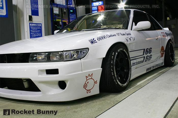 GReddy 89-93 Nissan Silvia 2Dr Full Rocket Bunny (PS13) F,S,R Aero Kit V1 **Must Ask/Call to Order**