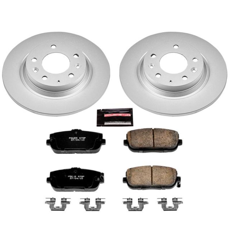 PowerStop Power Stop 06-15 Mazda MX-5 Miata Rear Z17 Evolution Geomet Coated Brake Kit