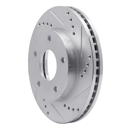 R1 Concepts R1 1979-1998 Buick Riviera Front/Rear Right Drilled & Slotted Silver Brake Rotor