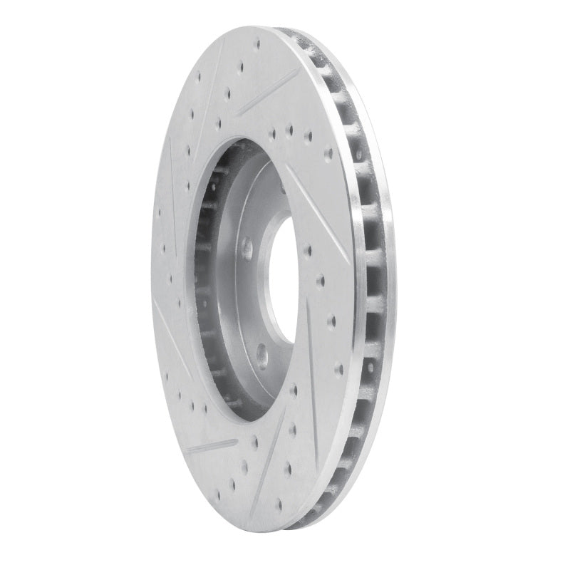 R1 Concepts R1 91-96 Chrysler Town & Country Front Right Drilled & Slotted Silver Brake Rotor