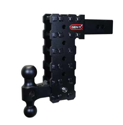 GEN-Y Hitch Gen-Y Phantom-X 2.5in Solid Shank 10in Drop 1.6K TW 16K Hitch w/GH-051 (No Flat Towing)