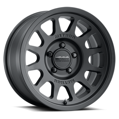 Method Wheels Method MR703 Bead Grip, 16x6 +68mm Offset 5x130 78.1mm CB Matte Black