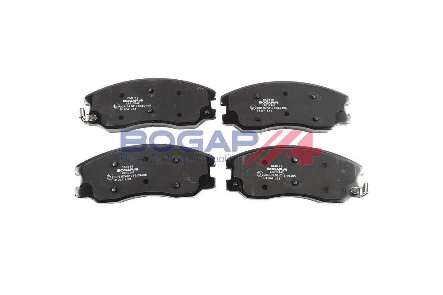 BOGAP L8210142 Brake Pad Set, Disc Brake | ML Performance Car Parts