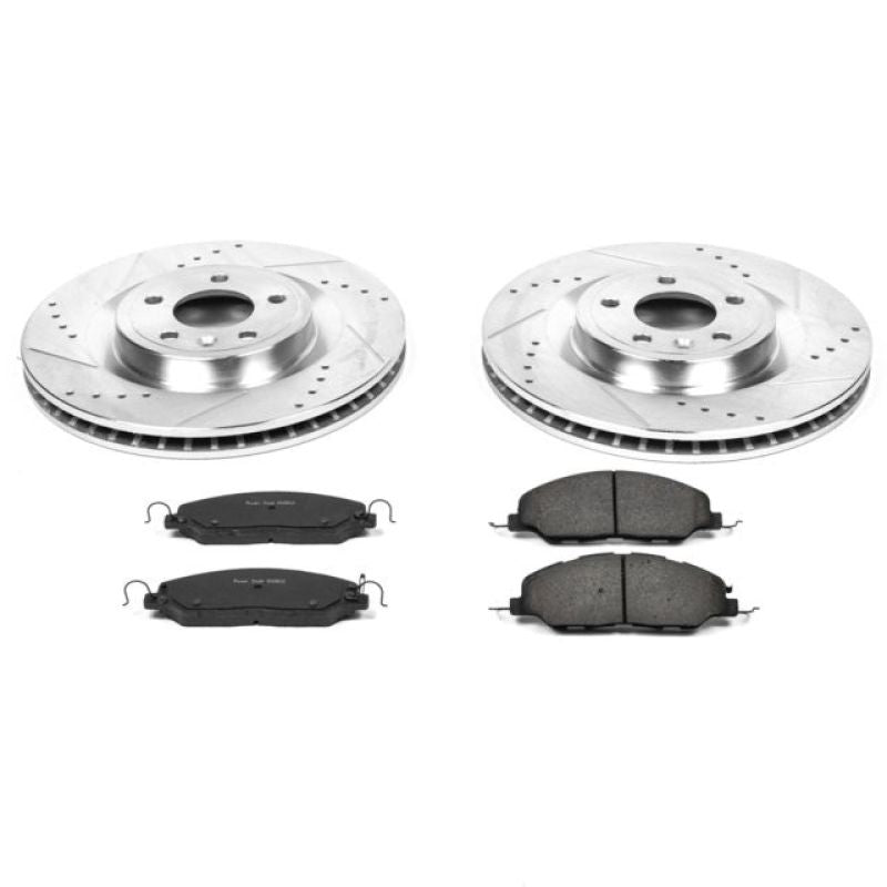 PowerStop Power Stop 11-14 Ford Mustang Front Z23 Evolution Sport Brake Kit