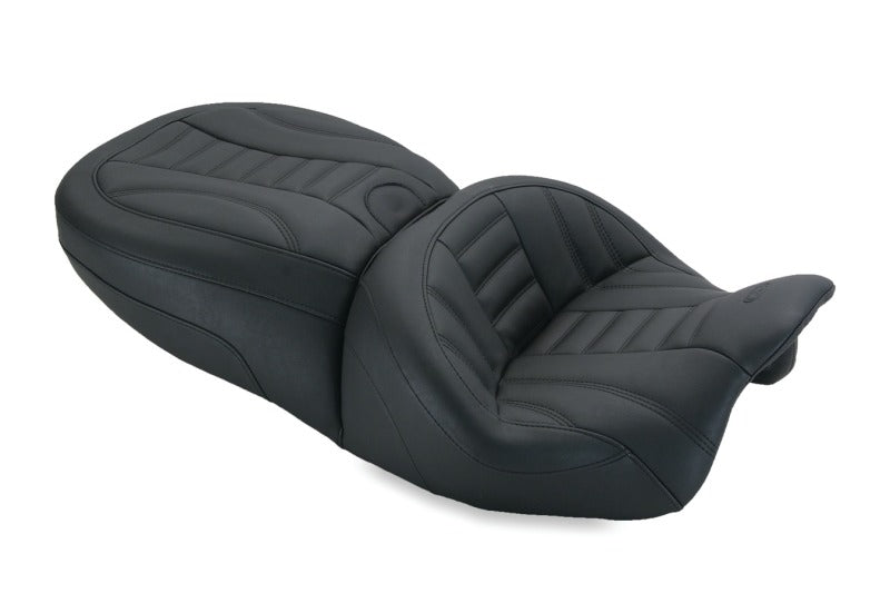 Mustang Motorcycle Mustang 15-21 Harley Freewheeler Standard Touring Deluxe 1PC Seat - Black