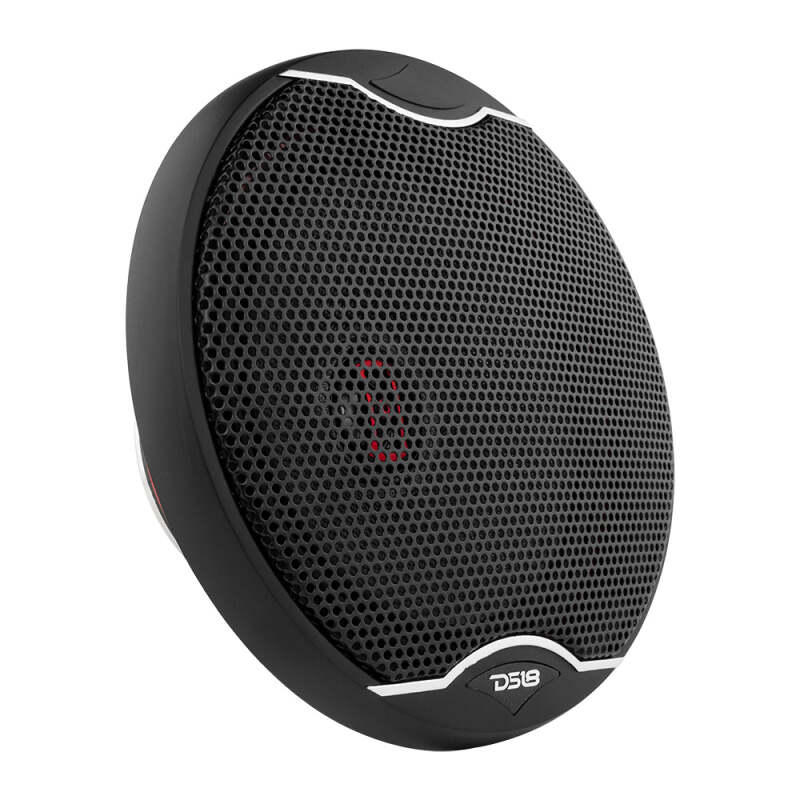 DS18 6.5in 120 Watts RMS 3 ohm 2-Way Coaxial Speakers And Component System w/ Fiberglass Cone