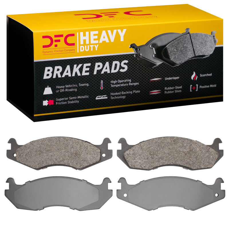 DFC 82-92 Jeep Wrangler Front Semi Metallic Heavy Duty Brake Pads