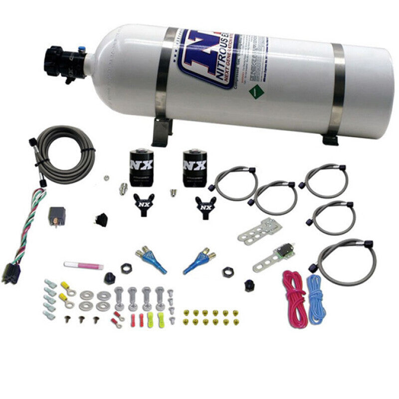 Nitrous Express BMW EFI All Dual Nozzle Nitrous Kit (50-300 HP) w/15lb Bottle