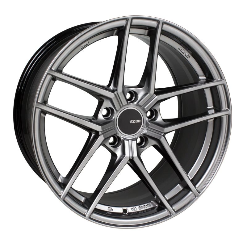 Enkei TY-5 19x8.5 5x120 38mm offset 72.6mm Bore Hyper Silver