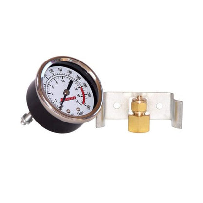 Kleinn Air Horns Kleinn Dash Mount Analog Air Pressure Gauge/ 0-250 PSI - 1/4In M NPT Inlet