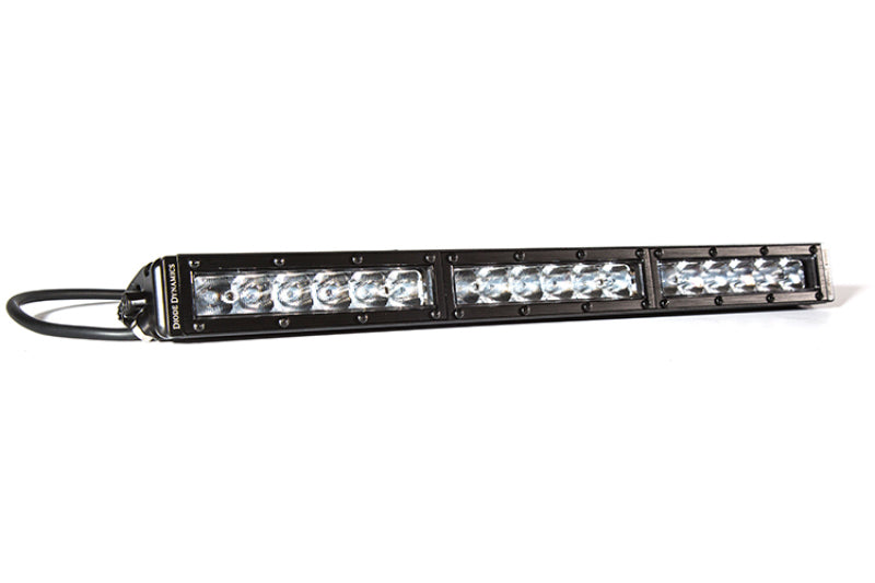 Diode Dynamics 18 In LED Light Bar Single Row Straight Clear Combo Each Stage Series