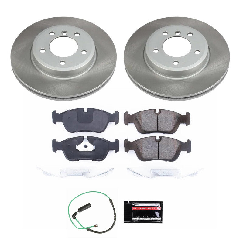 PowerStop Power Stop 01-05 BMW 325xi Front Semi-Coated Rotor Kit