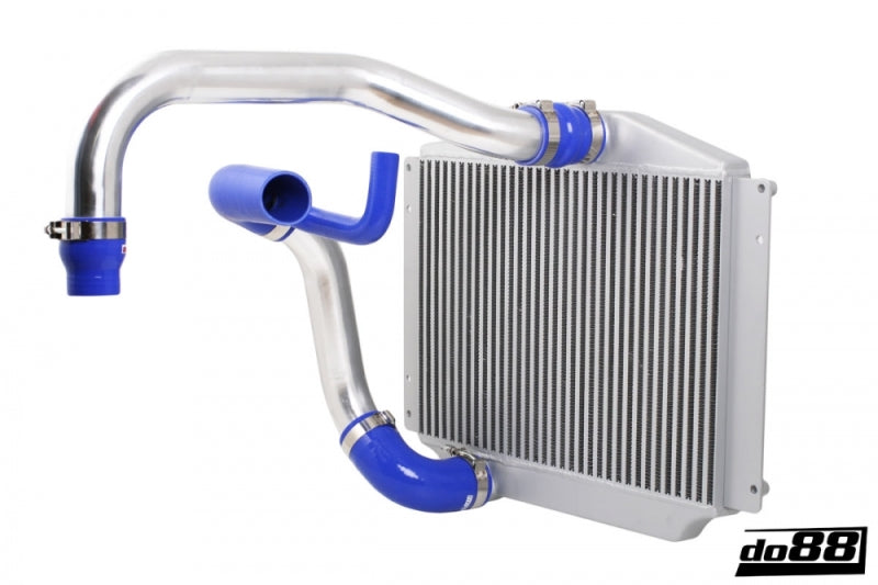 do88 94-98 Volvo 850 Turbo (76mm Throttle) BigPack Intercooler Kit w/Blue Hoses