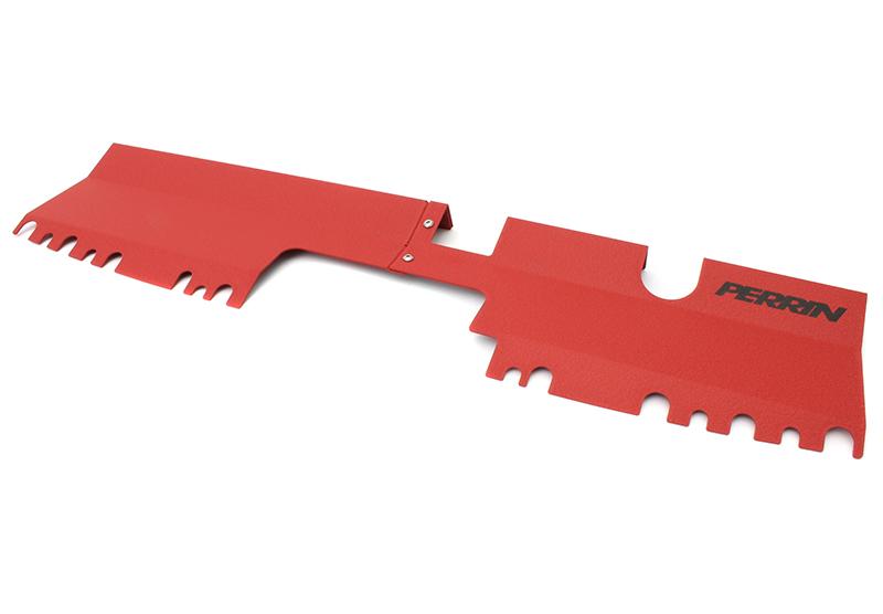 Perrin Performance PERRIN 15-21 Subaru WRX/STI Radiator Shroud (With/Without OEM Intake Scoop) - Red