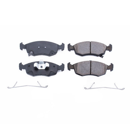 PowerStop Power Stop 12-18 Fiat 500 Front Z17 Evolution Ceramic Brake Pads w/Hardware