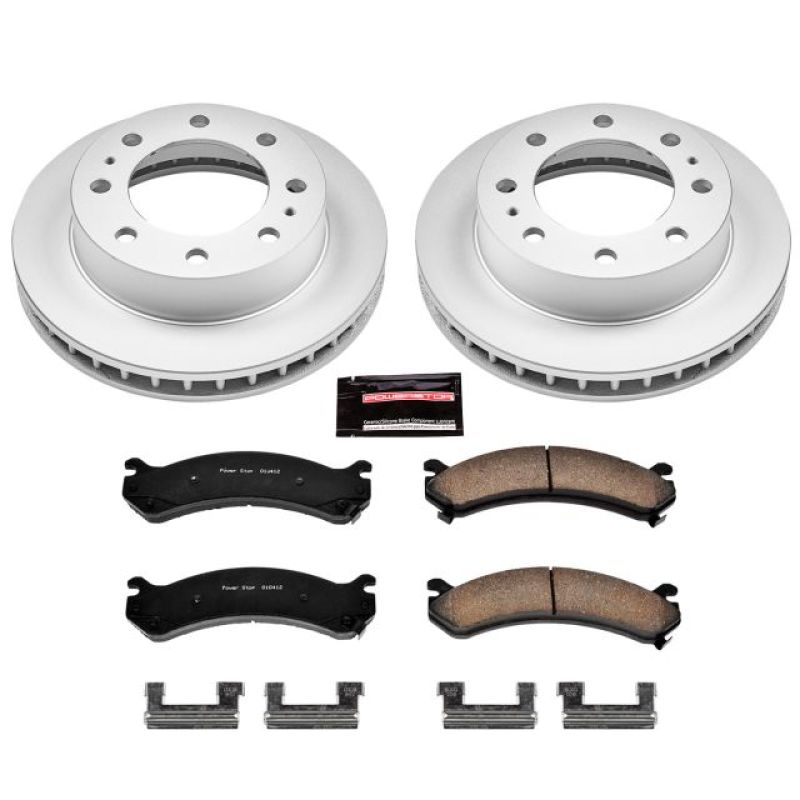 PowerStop Power Stop 00-05 Cadillac DeVille Front Z17 Evolution Geomet Coated Brake Kit