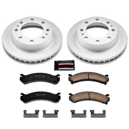 PowerStop Power Stop 00-05 Cadillac DeVille Front Z17 Evolution Geomet Coated Brake Kit
