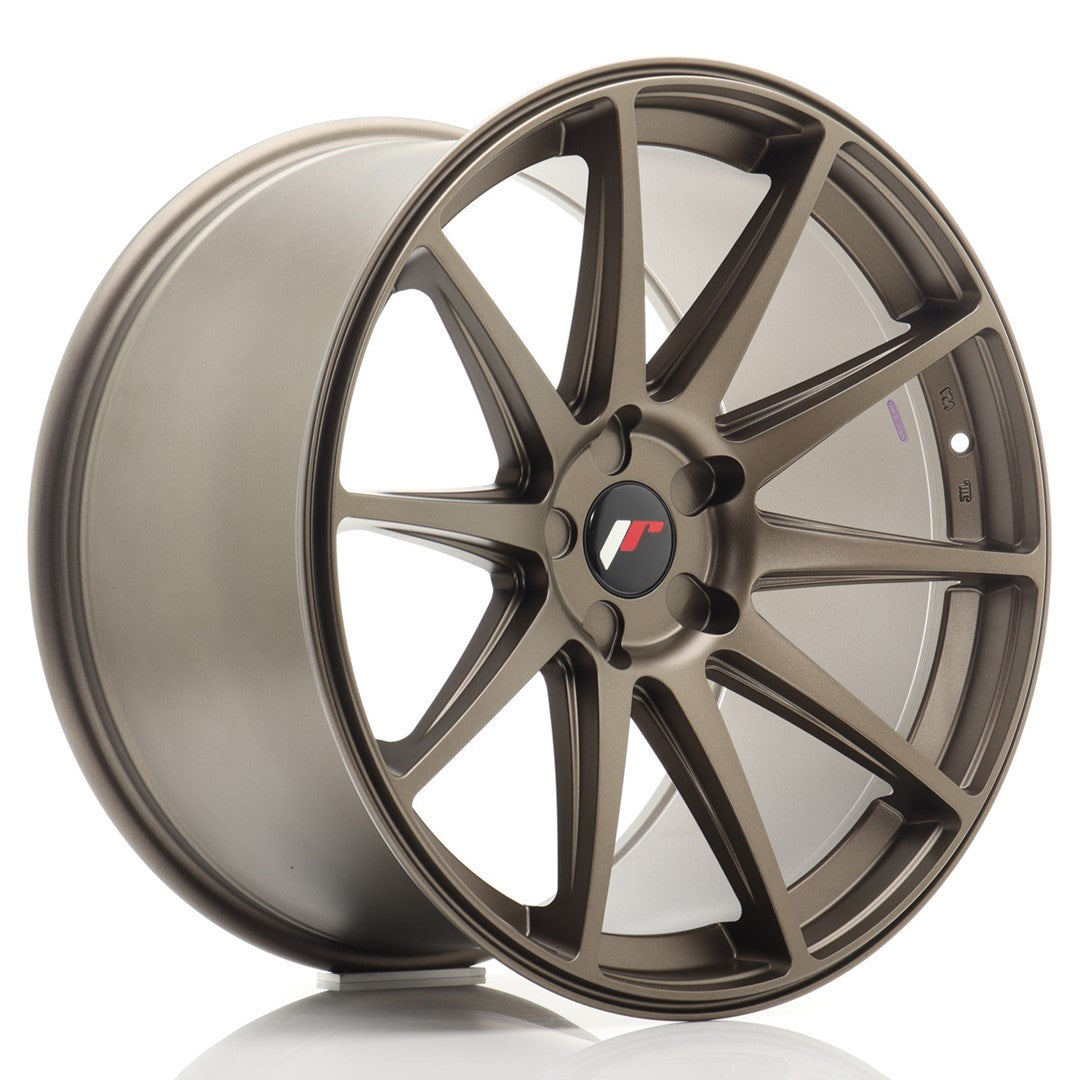 JR Wheels JR112011F25X3074MBZ JR Wheels JR11 20x11 ET30-52 5H BLANK Matt Bronze