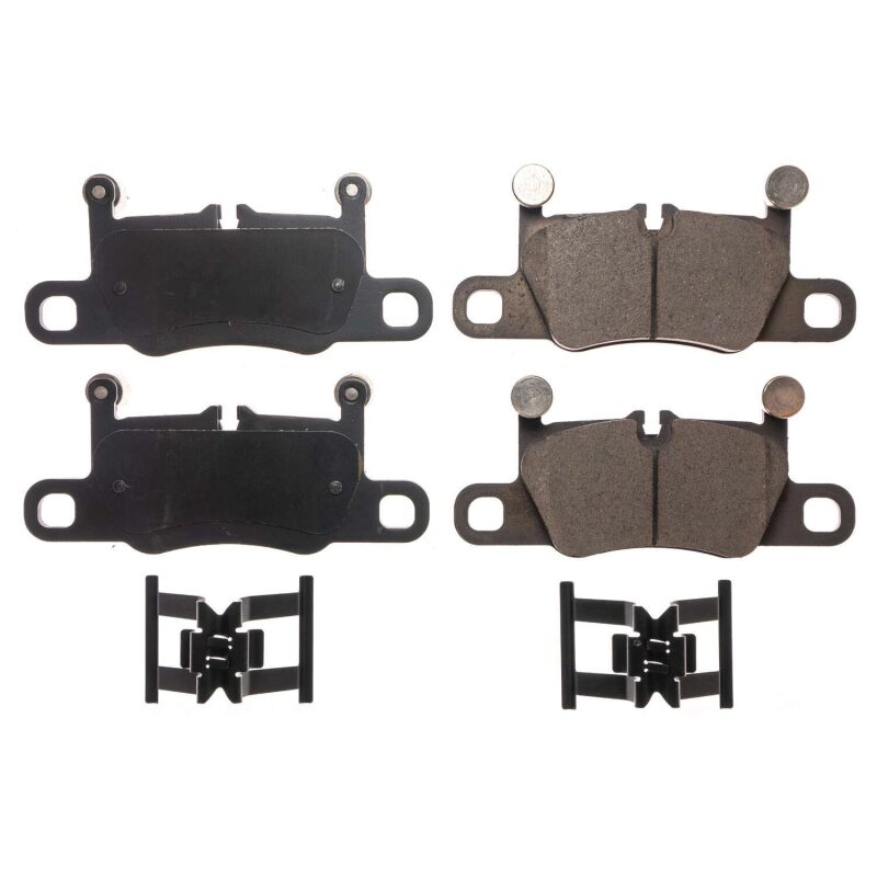 PowerStop Power Stop 16-18 Porsche 911 Rear Z17 Evolution Ceramic Brake Pads w/Hardware
