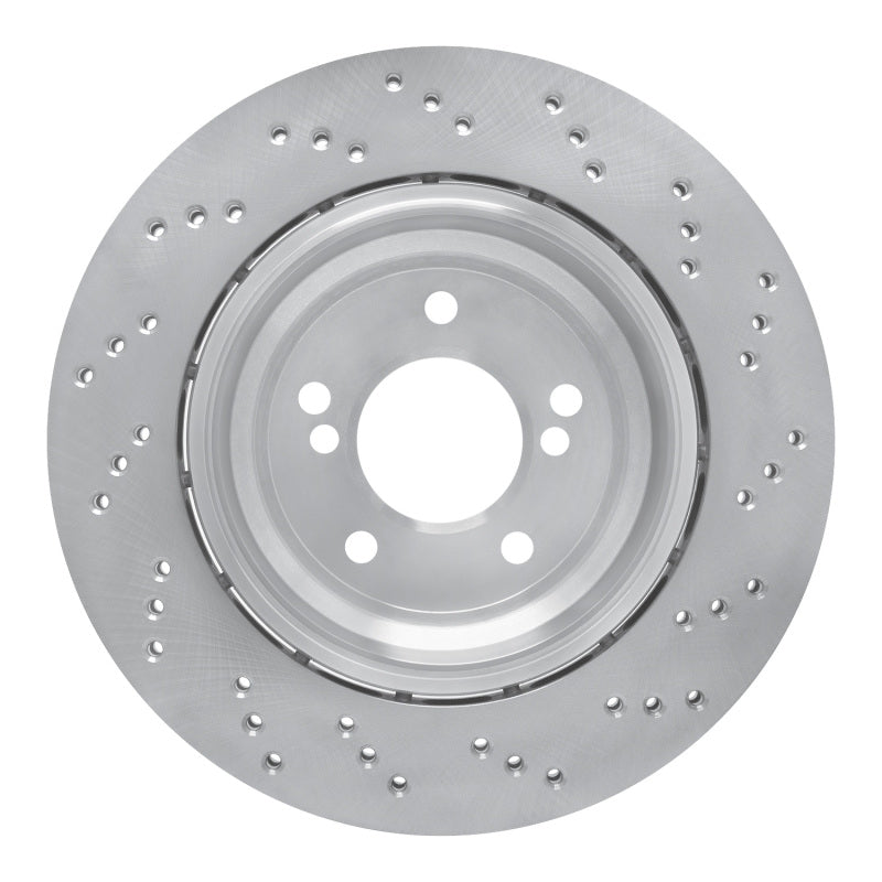 DFC 06-08 BMW Z4 Left Rear Drilled Hi-Carbon Alloy Geomet Coated Rotor