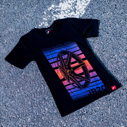 JR Wheels TSHIRT-WJR20BK-S JR Women's T-Shirt JR-20 Face Black Size S