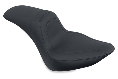 Mustang Motorcycle Mustang 06-17 Harley Softail Wide Tire (200mm) Fastback 1PC Seat - Black