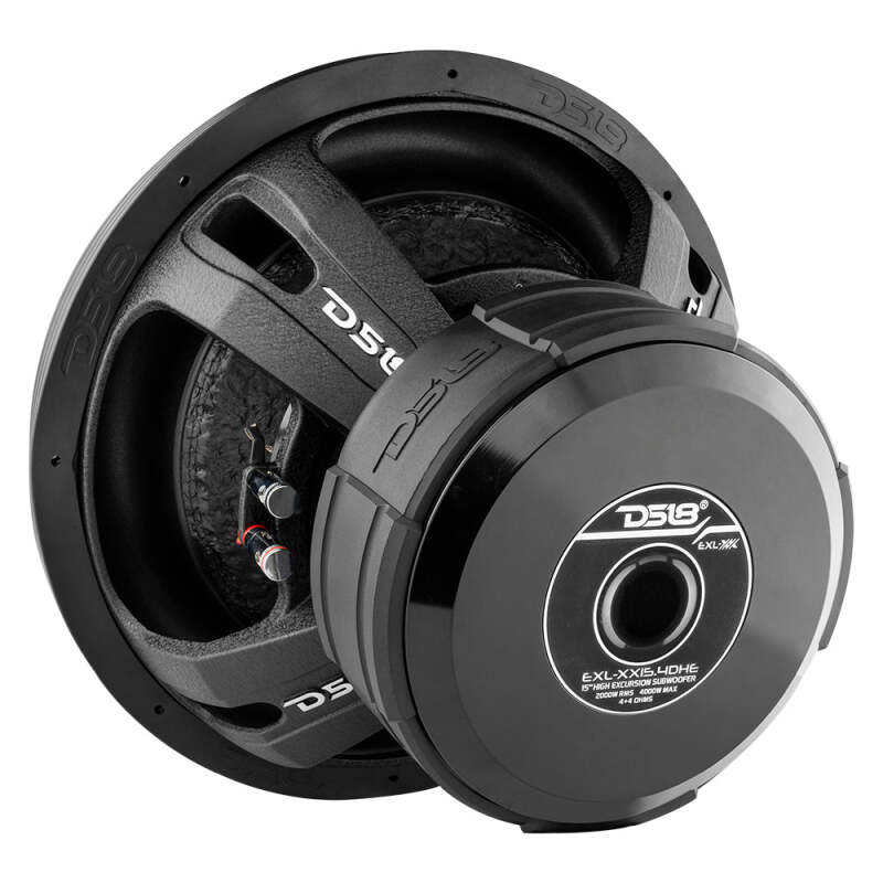DS18 15in 2000 Watts RMS 4 ohm DVC High Excursion Subwoofers w/ Deep Aggressive Bass