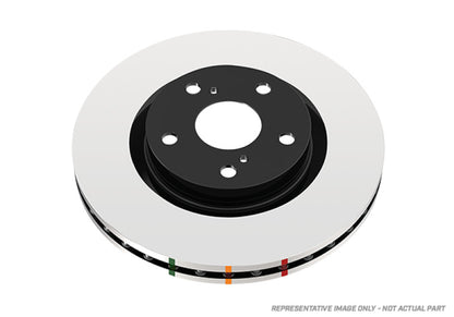 DBA 07-18 Jeep Wrangler JK Front Standard T3 4000 Series Non-Directional Rotor w/Black Hub