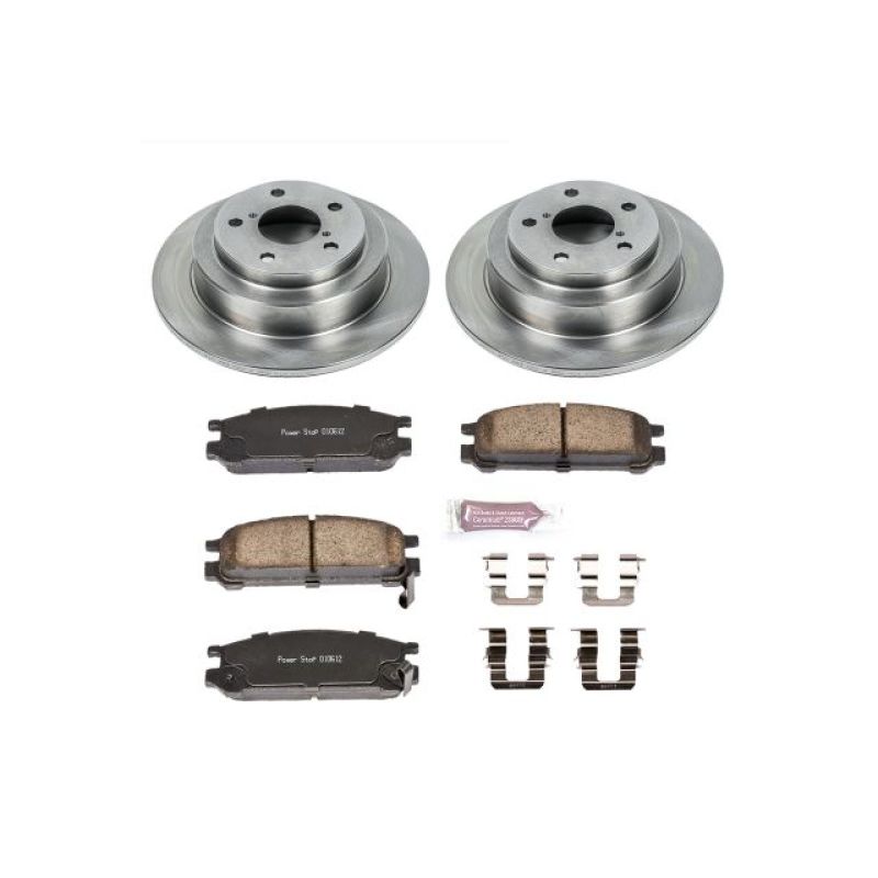 PowerStop Power Stop 93-96 Subaru Impreza Rear Autospecialty Brake Kit
