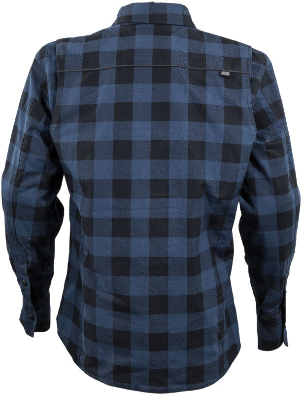 Speed and Strength True Grit Armored Motoshirt Navy/Black - Small