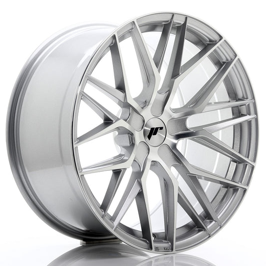 JR Wheels JR2820105X2074SM JR Wheels JR28 20x10 ET20-40 5H BLANK Silver Machined Face