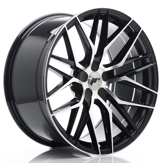 JR Wheels JR2820105X2074GBM JR Wheels JR28 20x10 ET20-40 5H BLANK Gloss Black Machined Face