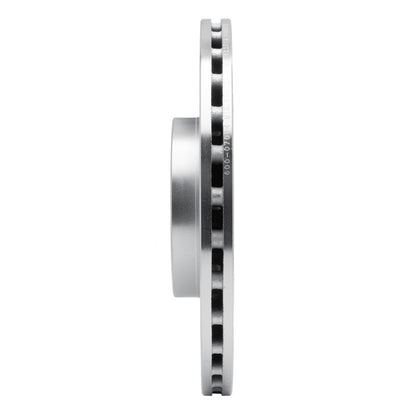 R1 Concepts R1 2012-2019 Fiat 500 (USA/Canada) Front Right Drilled & Slotted Silver Brake Rotor
