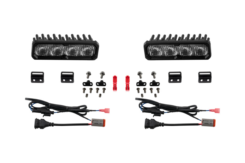 Diode Dynamics 2022-2026 Toyota Tundra / Sequioa Fog SS6 Max LED Kit White 6000K
