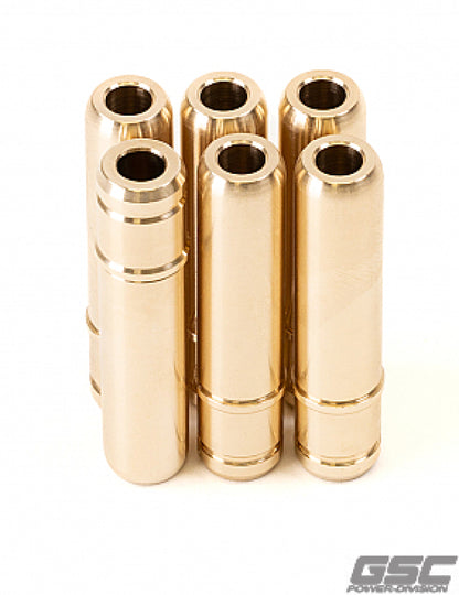 GSC Power Division GSC P-D Toyota G16E Manganese Bronze Intake Valve Guide Stopper Style - Set of 6