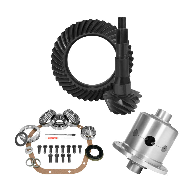 Yukon Gear & Axle Yukon Gear 10.5in Ford 3.73 Rear Ring & Pinion Install Kit 35 Spline Positraction