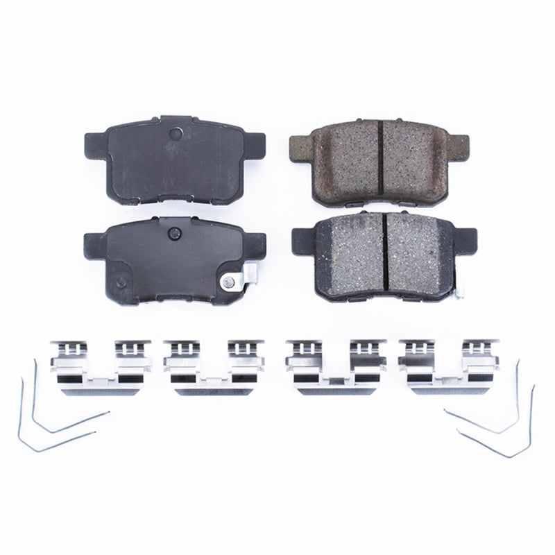 PowerStop Power Stop 11-14 Acura TSX Rear Z17 Evolution Ceramic Brake Pads w/Hardware